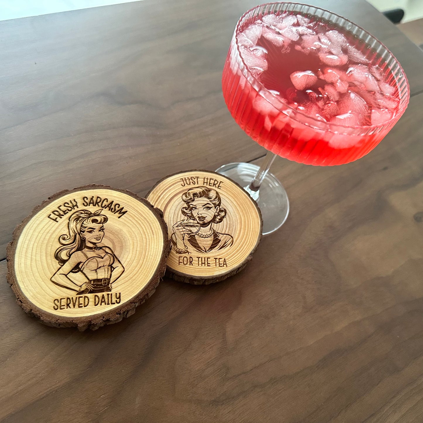 Set of 4 Assorted Design Coasters